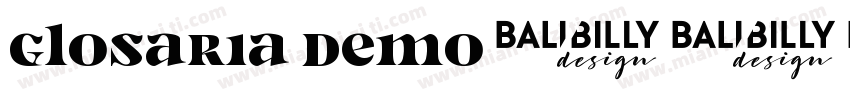 Glosaria Demo字体转换